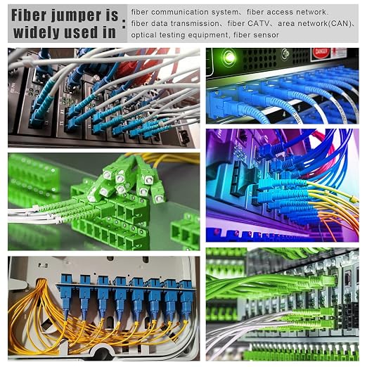30ft SC to SC Fiber Optic Patch Cable, Outdoor Armored Single Mode SC/UPC to - Image 7