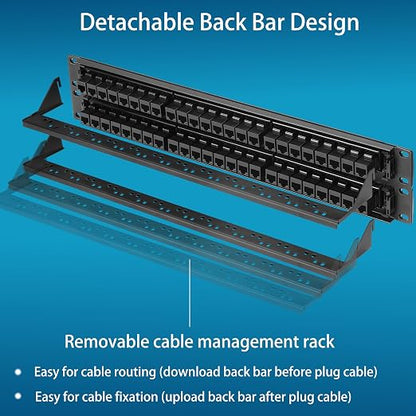 Rapink Patch Panel 48 Port Cat6A - Image 5
