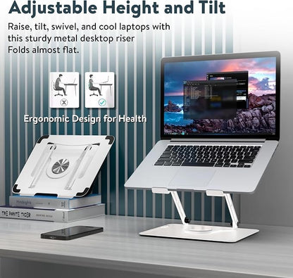 Uncaged Ergonomics Swivel Laptop Stand - Image 4