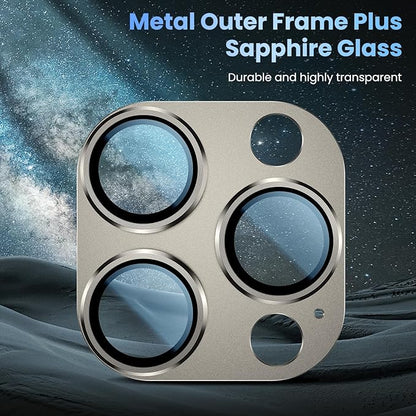 Uyiton Compatible with iPhone 16 Pro/iPhone 16 Pro Max Camera Lens Protector - Image 4