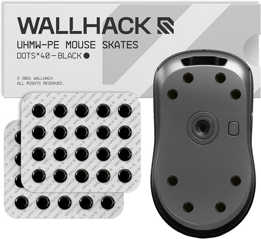 Wallhack UHMW-PE Dot Mouse Skates | Premium Universal Skates by Wallhack