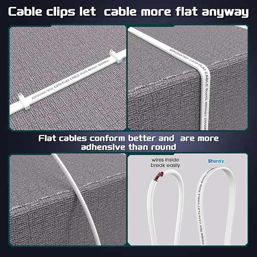 Cat 8 Ethernet Cable 50 FT, Heavy Duty High Speed 40Gbps 2000Mhz Internet - Image 5