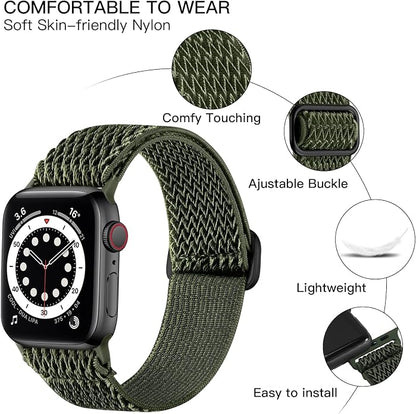 Lerobo Stretchy Nylon Solo Loop Band, Compatible - Image 2