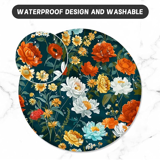 ITNRSIIET Round Mouse Pad with Stitched Edge Premium-Textured Waterproof - Image 5