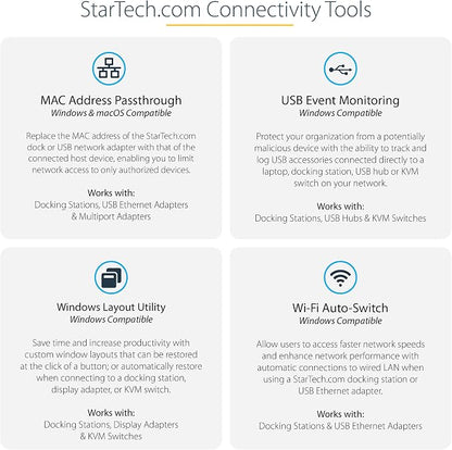StarTech.com USB-C Quad Monitor Docking Station - Image 9