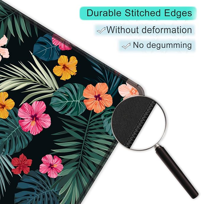 ITNRSIIET Mouse Pad with Stitched Edge Premium Textured Smooth Precise - Image 3