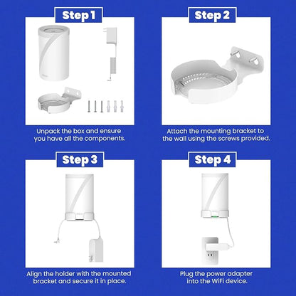 Wall Mount for TP-Link Deco BE63/ BE65/BE67/BE68/BE10000/BE11000/BE14000 Mesh - Image 3