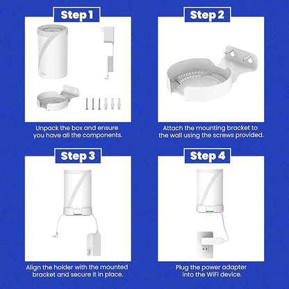 Wall Mount for TP-Link Deco BE63/ BE65/BE67/BE68/BE10000/BE11000/BE14000 Mesh - Image 3
