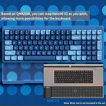 nuphy Halo96 V2 Wireless Keyboard, Gasket Structure, 96% Hot Swappable Gaming - Image 4