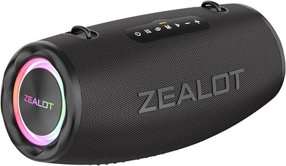ZEALOT 80W Portable Bluetooth Speaker, Stereo Sound by ZEALOTNeverStop