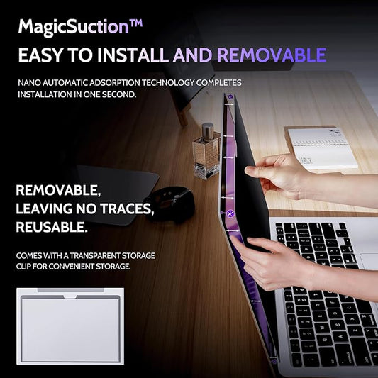 Privacy Screen for MacBook Air 13 Inch & MacBook Pro 13 In, MagicSuction™ - Image 2
