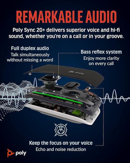 Poly Sync 20+ Personal Portable Bluetooth Speakerphone - Image 3