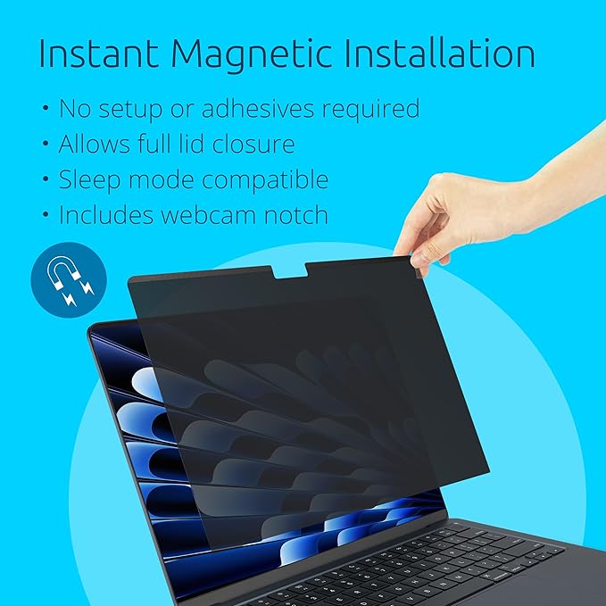 Kensington MP15 Magnetic MacBook Air Privacy Screen - Image 4