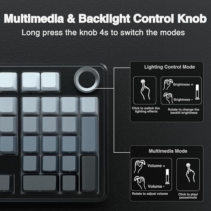 AULA F99 Pro Wireless Mechanical Keyboard - Image 5