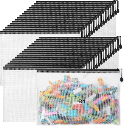 Jetec 32 Pcs Mesh Zipper Bags Toy Storage Bikini Organizer Bag Bolsas Para by Jetec