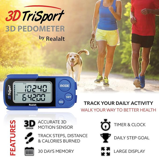 Realalt 3DTriSport 3D Walking Pedometer - Image 2