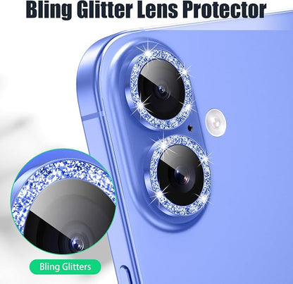 AGVEE 3+3 6 Pack for iPhone 16 6.1" / 16 Plus 6.7" Camera Lens Cover Protector - Image 5