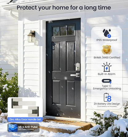 Veise VE027-L Built-in WiFi Smart Lock - Image 8