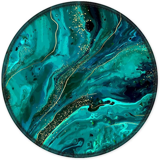 ITNRSIIET Round Mouse Pad with Stitched Edge Premium-Textured Waterproof by +ITNRSIIET