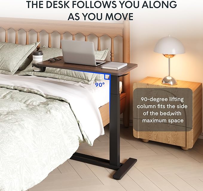 FLEXISPOT H7 Adjustable Overbed Bedside Table - Image 4