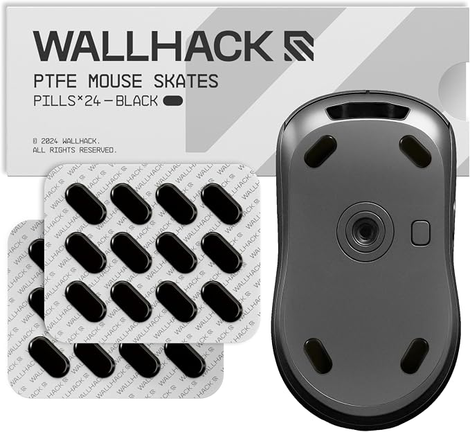 Wallhack PTFE Pill Mouse Skates | Premium Universal Skates by Wallhack