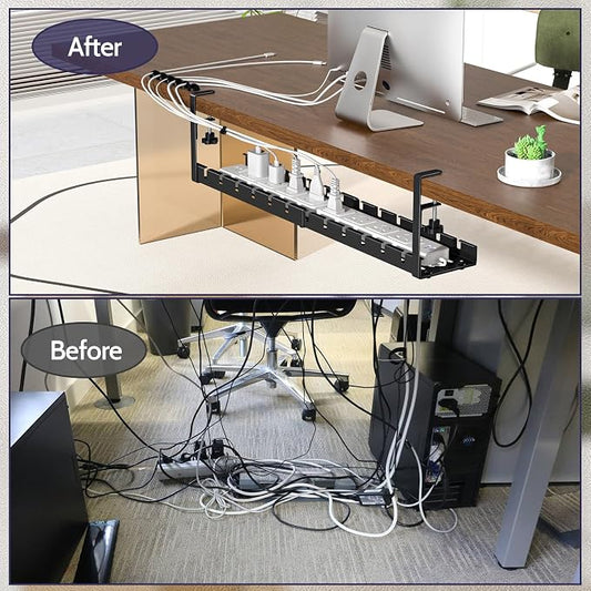 Shikha 2 Pack Cable Management Under Desk, 15.7"-31" Retractable Cable - Image 2