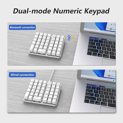 Left-Handed Mechanical Numeric Keypad, Hot-Swap LED Backlit Number Pad - Image 2