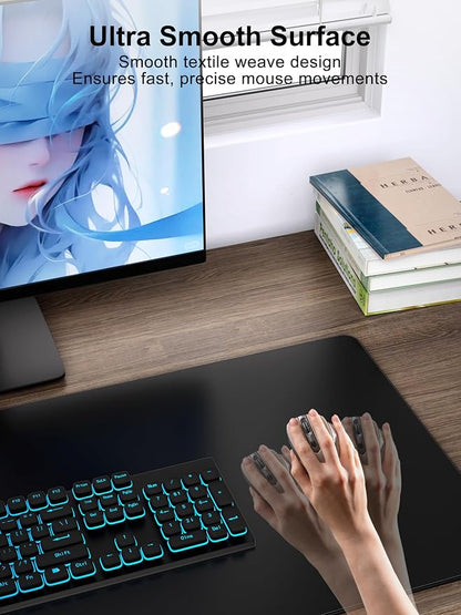 TopMade Mouse Pad with 15W Fast Wireless Charging, 35.43"x15.75" XXXL Large - Image 4