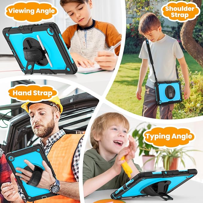 SEYMAC stock Case for Samsung Galaxy Tab A9+ Plus 11'', Full-Body Drop - Image 4