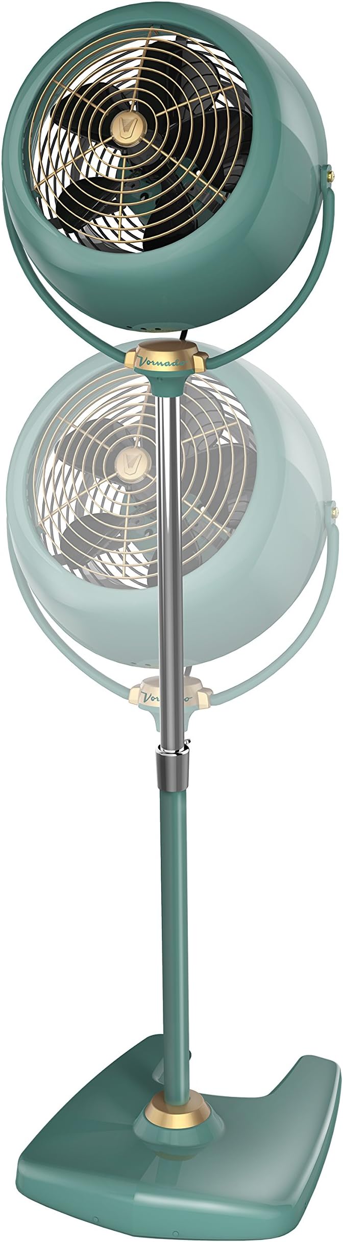 Vornado VFAN™ Sr. Pedestal Vintage Fan Retro Metal Standing Air Circulator - Image 4