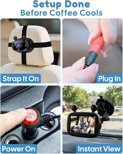 HD 1080P Day & Night Vision Car Seat Camera - Image 6