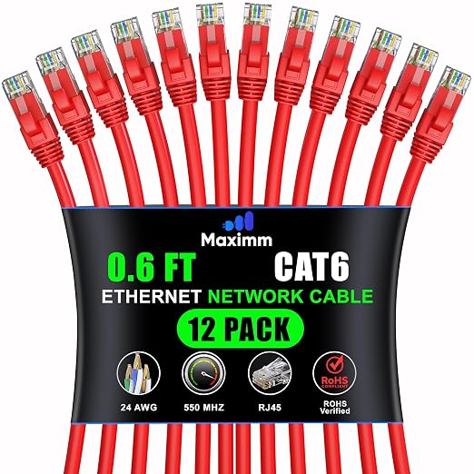 Maximm Cat 6 Ethernet Cable by MaximmCable
