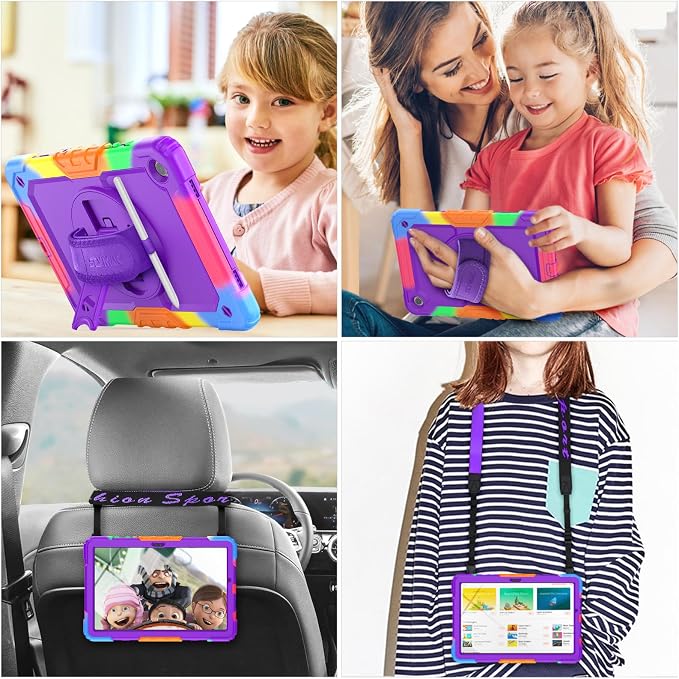 SEYMAC stock Case for Samsung Galaxy Tab A8 10.5'', Full-Body Drop Protection - Image 3