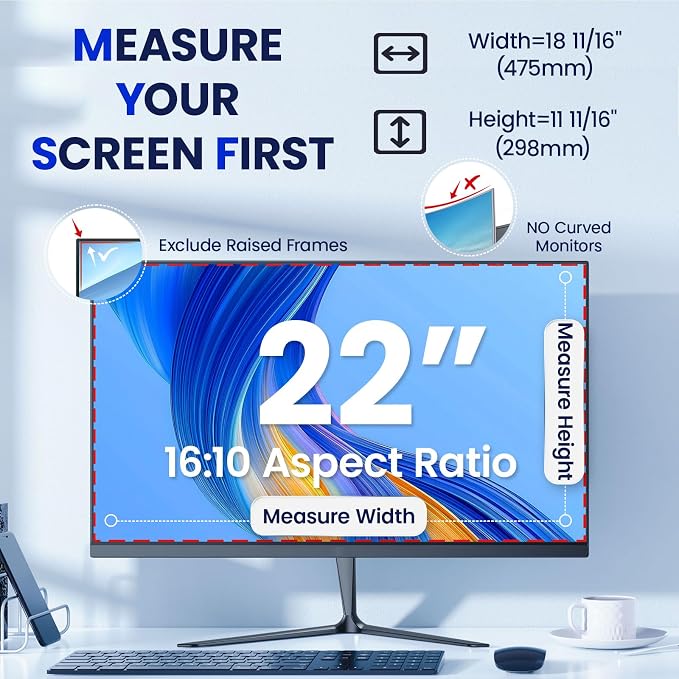 Magnetic 22 Inch Privacy Screen - Image 2