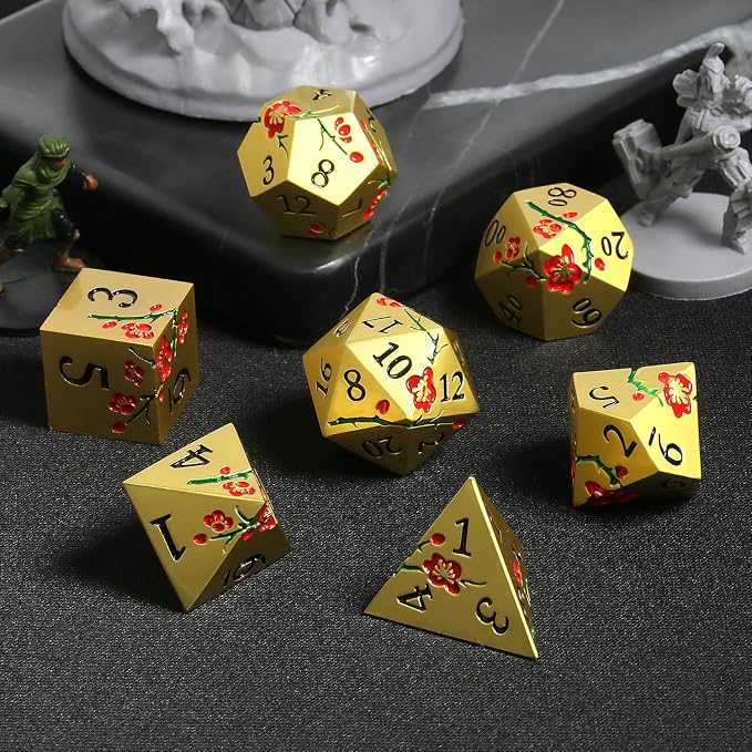 DNDND Flowers Metal Dice - Image 4