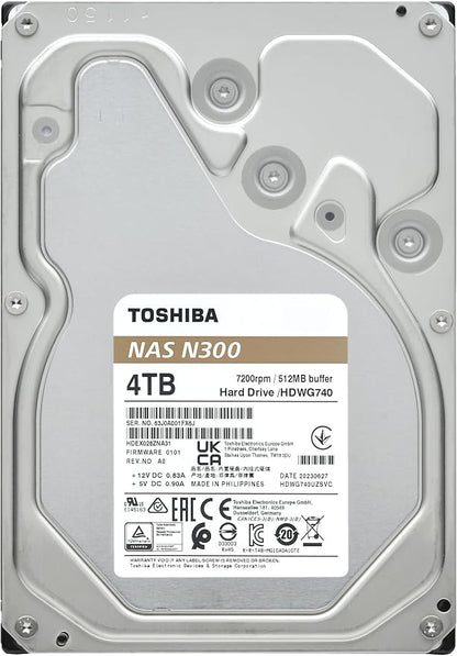 Toshiba N300 4TB NAS 3.5-Inch Internal Hard Drive - Image 5