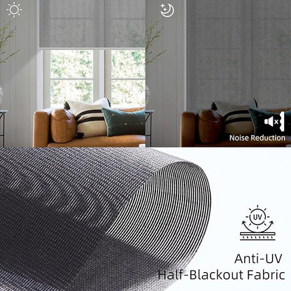 SmartWings Motorized Light Filtering Roller Shades Work - Image 4