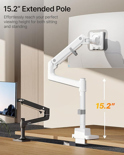 monTEK Heavy-Duty Single Monitor Arm - Image 4