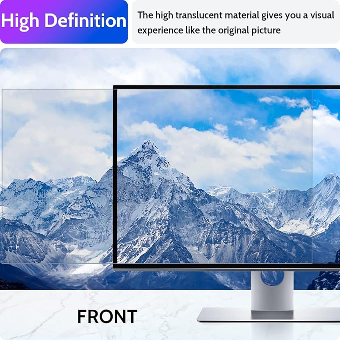 Privacy Screen for Computer Monitor 23.6 Inch 16:9 Aspect Ratio, Anti Blue - Image 5
