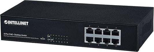 Intellinet 8-Port PoE+ Desktop Switch by IntellinetNetworkSolutions