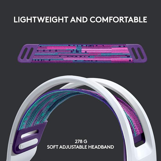 Logitech G733 Lightspeed Wireless Gaming Headset, Suspension Headband, - Image 2