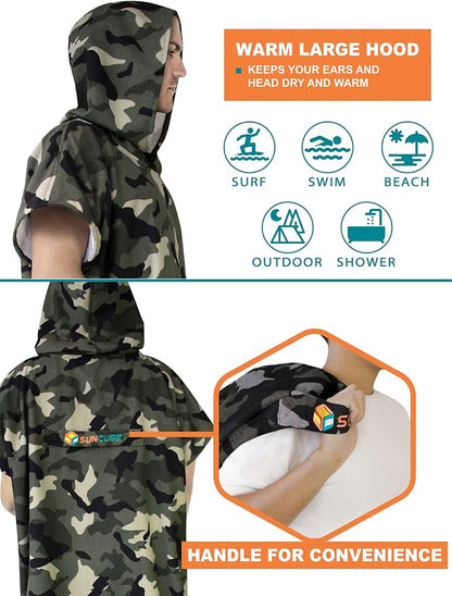 SUN CUBE Surf Poncho Changing Robe - Image 4