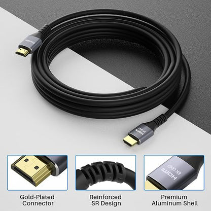 HDMI® Cable, Heavy-Duty 8K HDMI® Cable 25FT, 48Gbps Ultra HD Cord, Supports - Image 2