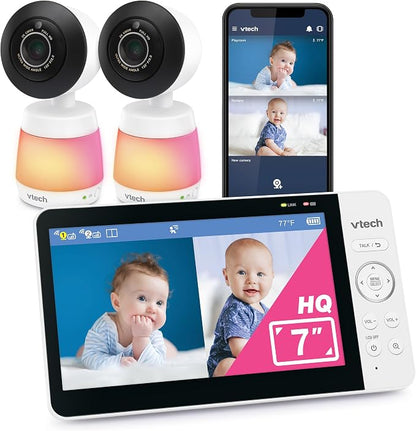 VTech Smart WiFi Baby Monitor, 2 Cameras by VTechBabyMonitors