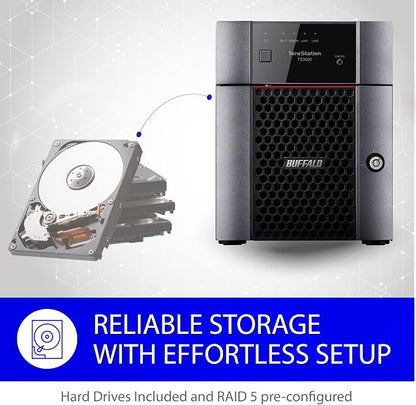 BUFFALO TeraStation 3420DN 4-Bay SMB 8TB Desktop NAS w/Hard Drives Included - Image 8