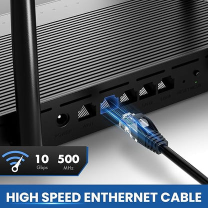 Cat 6 Ethernet Cable 15 Feet 6 Pack, Cat6 RJ45 Ethernet Patch Cables, - Image 2