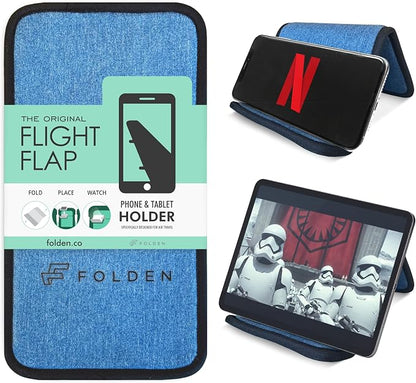 Folden Airplane Phone Holder, Foldable Cell Phone Stand Desk – Flexible Tablet by FlightFlapbyFolden