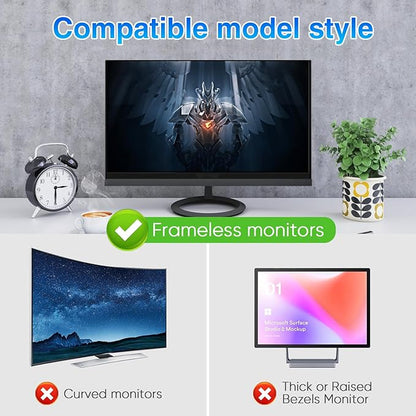 Magnetic Computer Privacy Screen, 27 Inch Removable Hanging Shield - Image 4