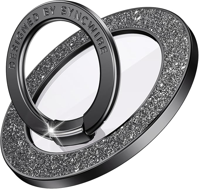 Syncwire Magnetic Phone Grip for MagSafe, Sparkle Phone Ring Holder, Rotatable by SYNCWIRE