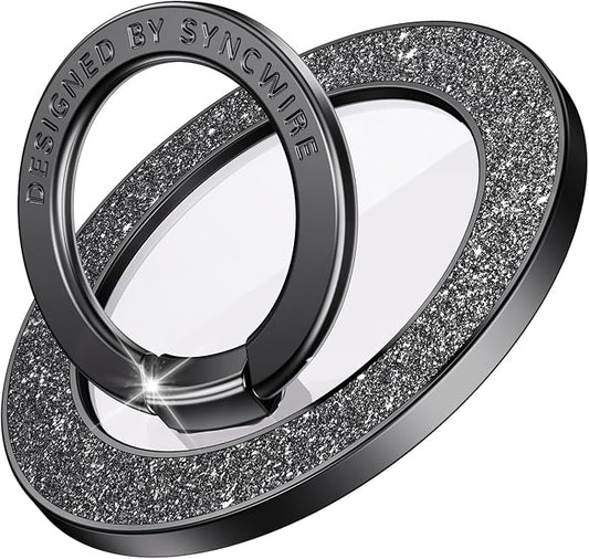 Syncwire Magnetic Phone Grip for MagSafe, Sparkle Phone Ring Holder, Rotatable by SYNCWIRE